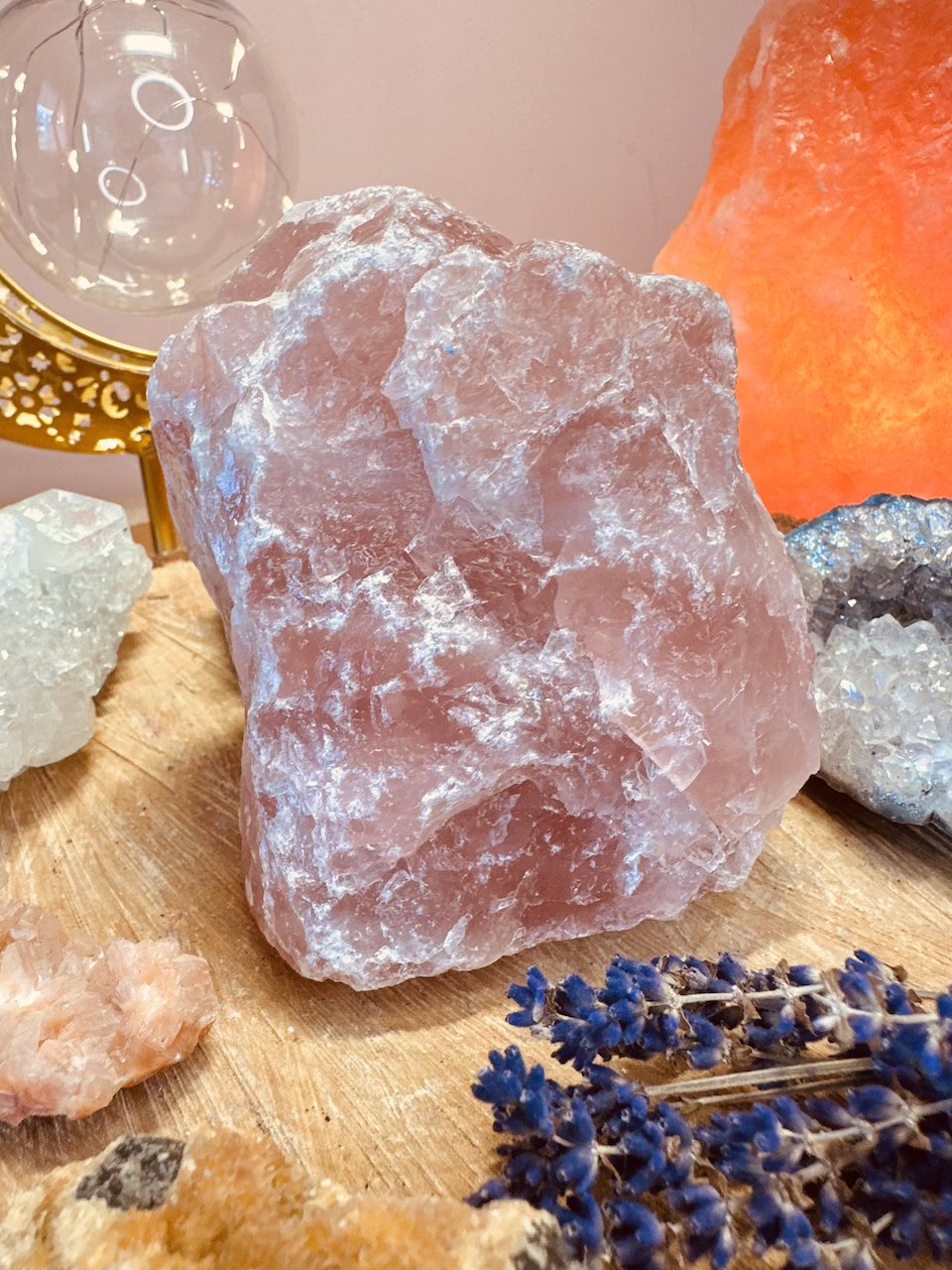 kwarc-różowy-surowy-minerał-kamieniemocy-nr-2b